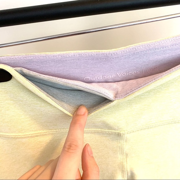 NWT Outdoor Voices 7/8 Springs Colorblock Leggings - Picture 5 of 7